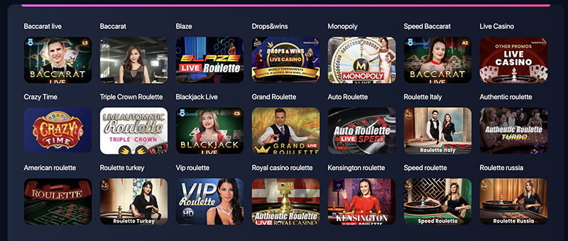 1win live games